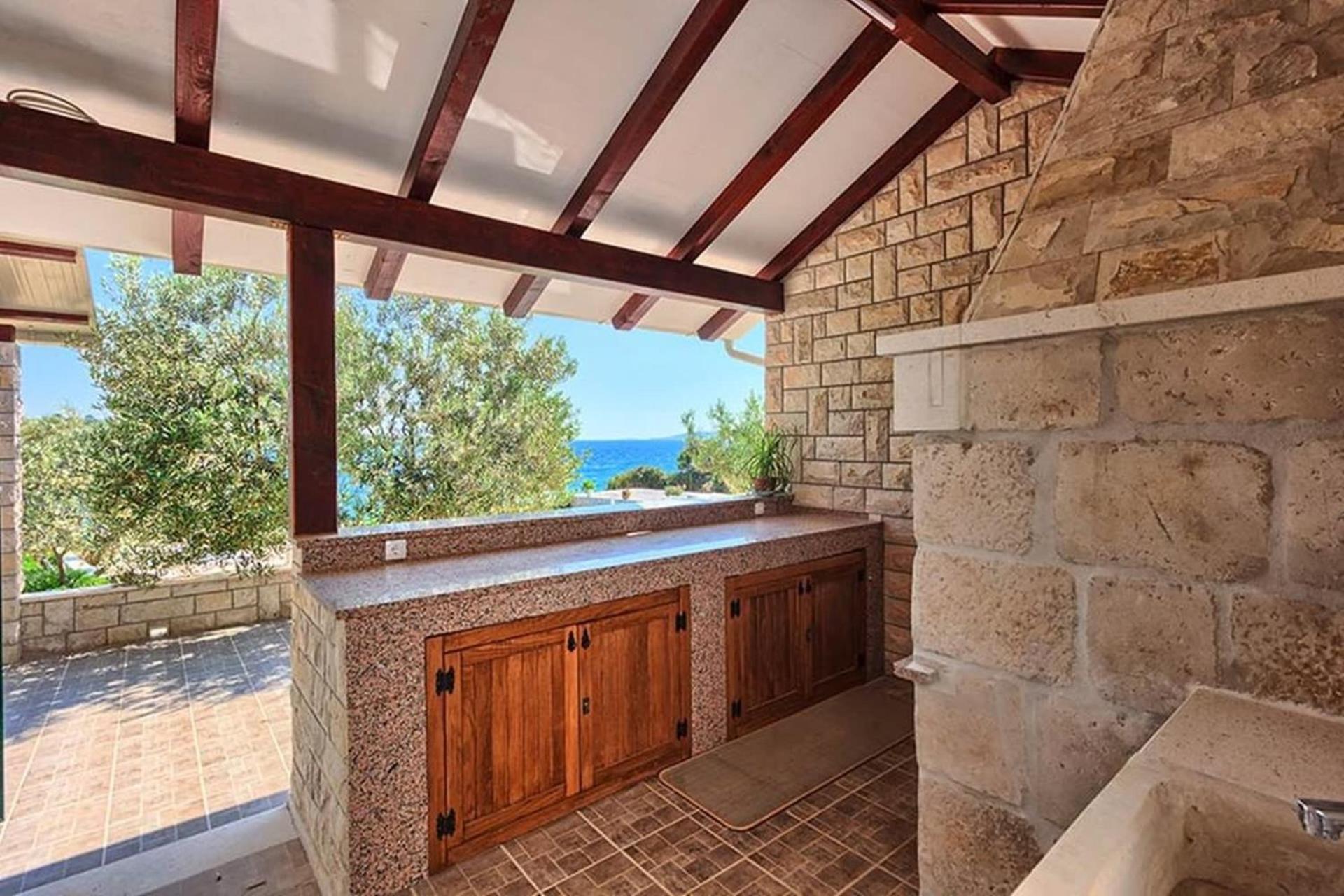 Traditional Dalmatian Stone House By The Sea 奥库格哥恩基 外观 照片